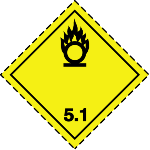 adr klasa 5.1 nalepka